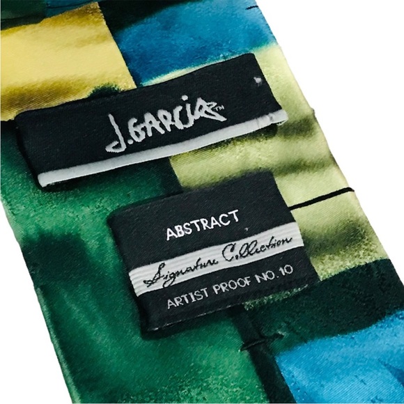 Jerry Garcia 100% Silk Abstract Necktie - Picture 5 of 5